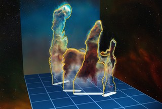 3D Image of the Eagle Nebula