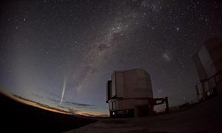 Unexpected Visitor in the Night Sky Caught on Camera!