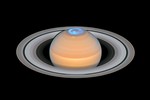 Saturn's Nighttime Light Show