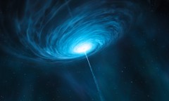 Artist's Impression of a Quasar