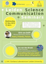 Science Communication Seminar Poster - November 2012