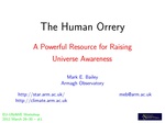 The Human Orrery- A Powerful Resource for Raising Universe Awareness